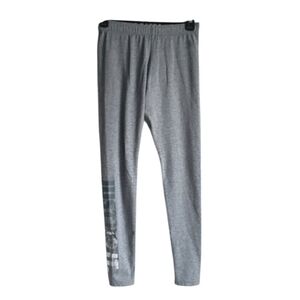 Nike Gray Mid Rise JDI Logo Leggings Size Small